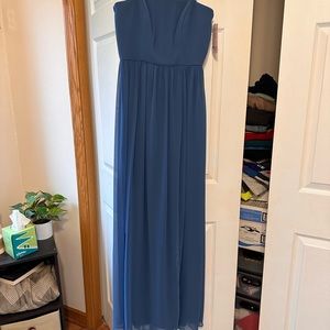 Blue Bridesmaid Dress